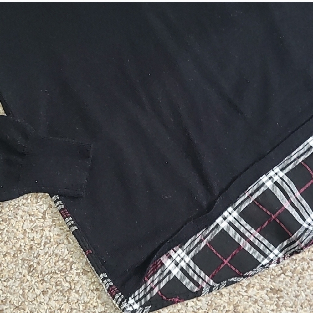 Honey Punch Mixed Material Sweater - Picture 2 of 6